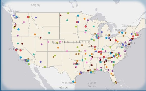 Mentor-Connect Interactive Map
